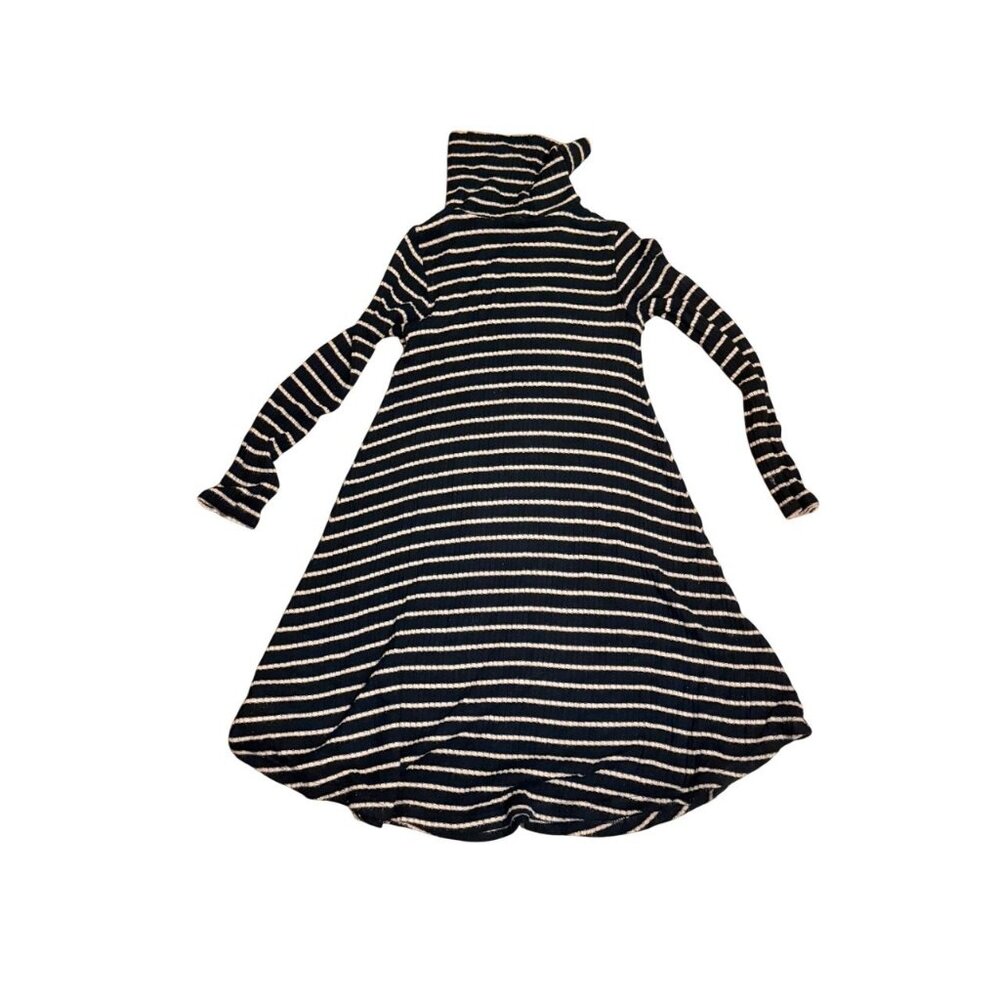 Beige/Black Turtleneck Dress‎ (A2)